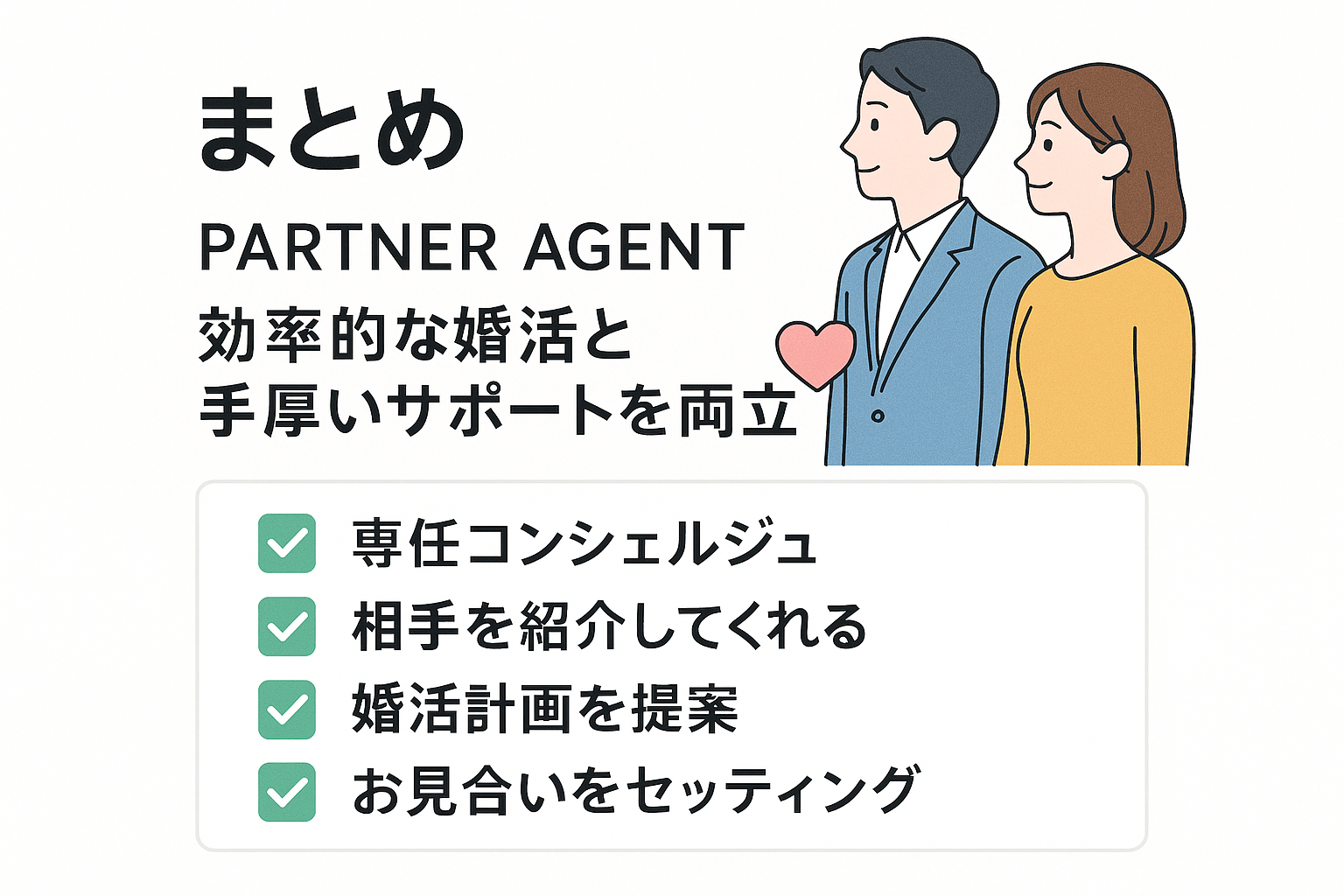 パートナーエージェント利用者の「よくある質問」と不安解消ガイド：初心者向けに成婚実績と料金・サポート体制を徹底解説｜セクション画像