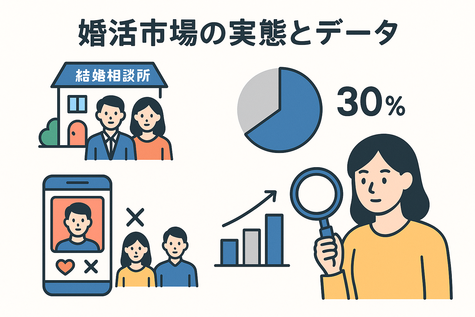 【体験談でわかる】大手結婚相談所の実態!IBJメンバーズとゼクシィ縁結びエージェントの評判・実績を徹底比較|セクション画像
