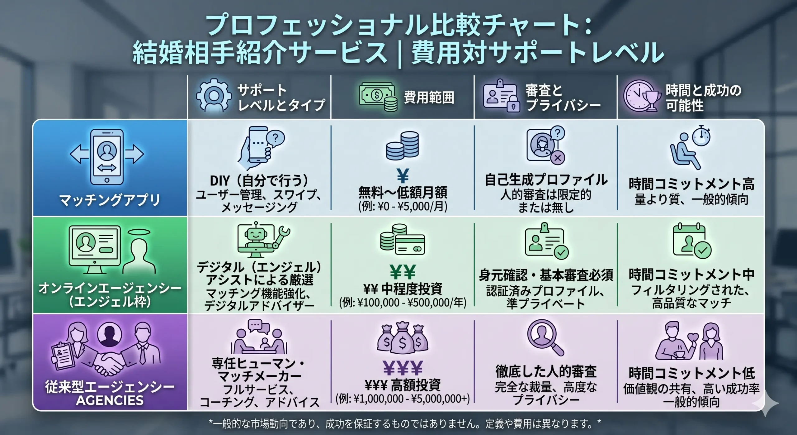 エンジェルと他のサービスの違い