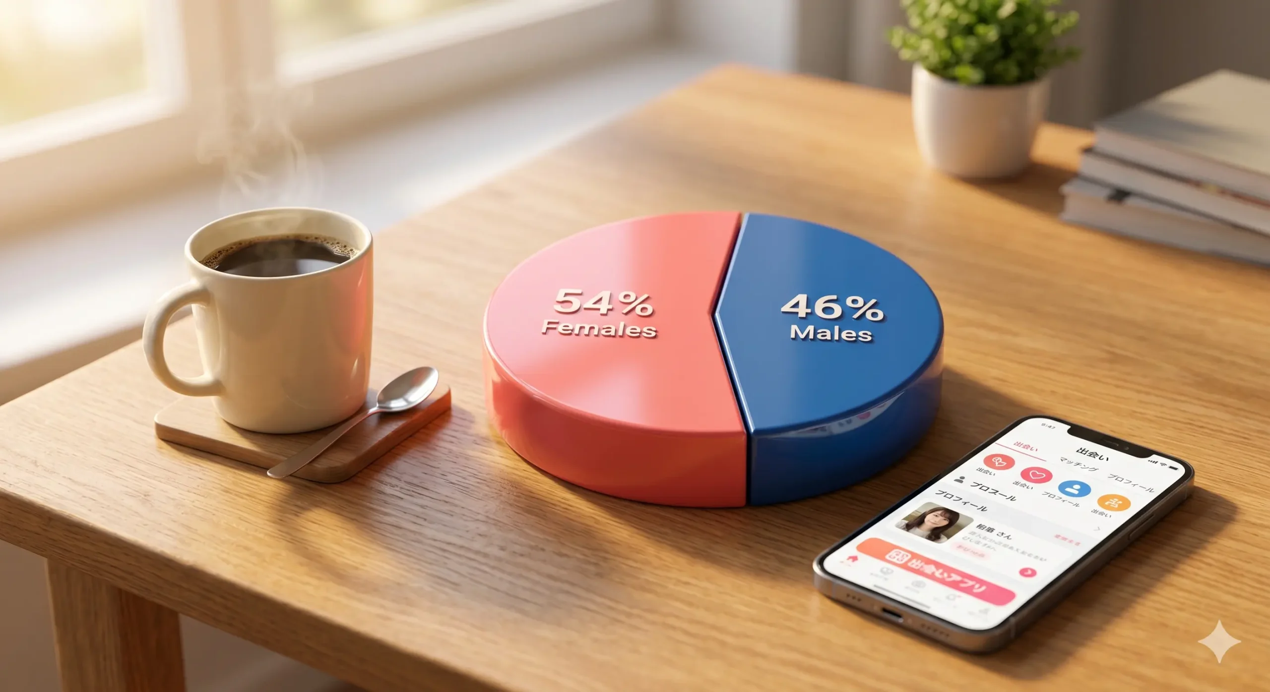 エンジェルの男女比を公開！婚活での有利・不利を分析