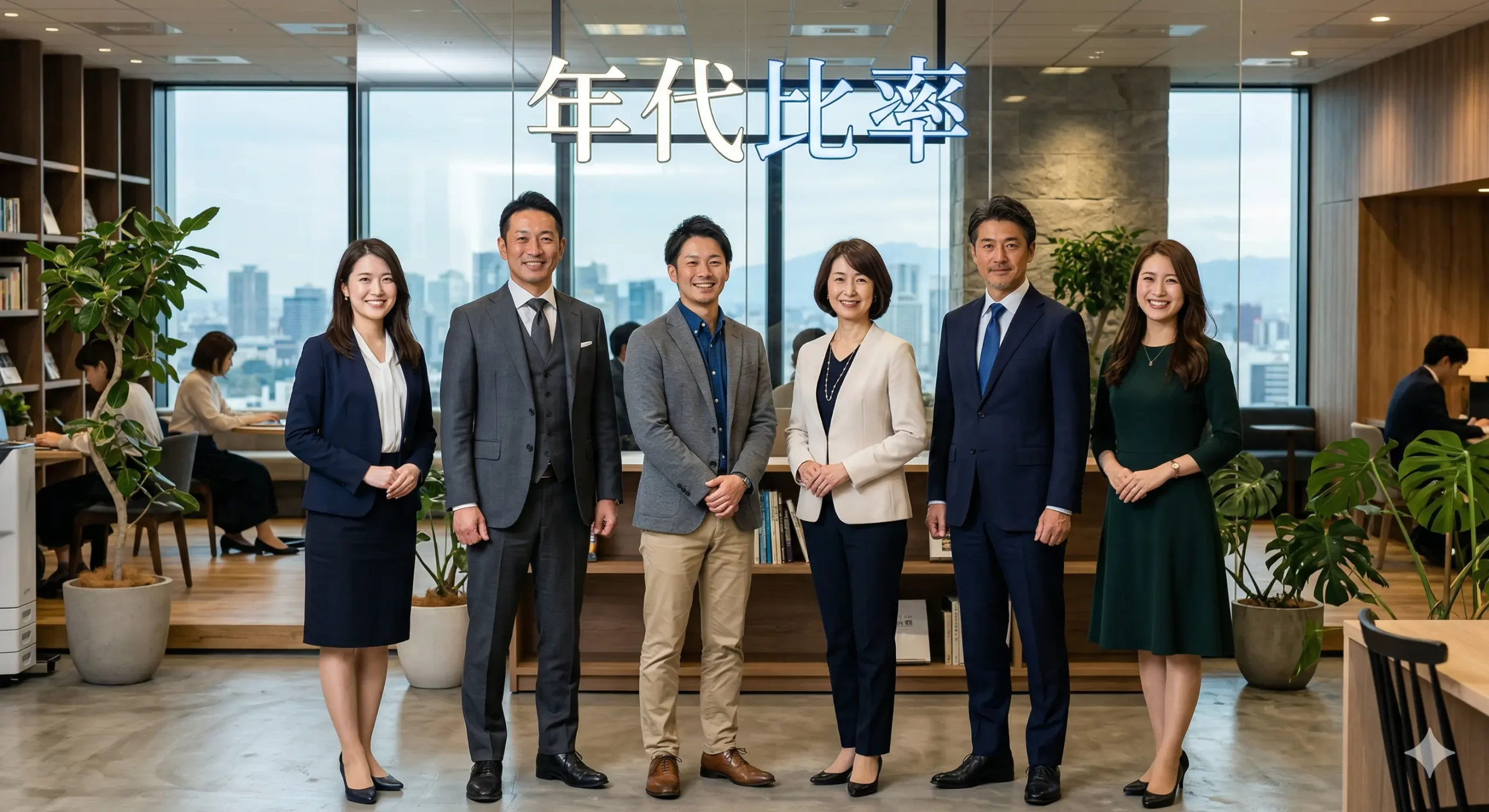 クラブ・マリッジの年代比率：30代・40代の年齢層に最適