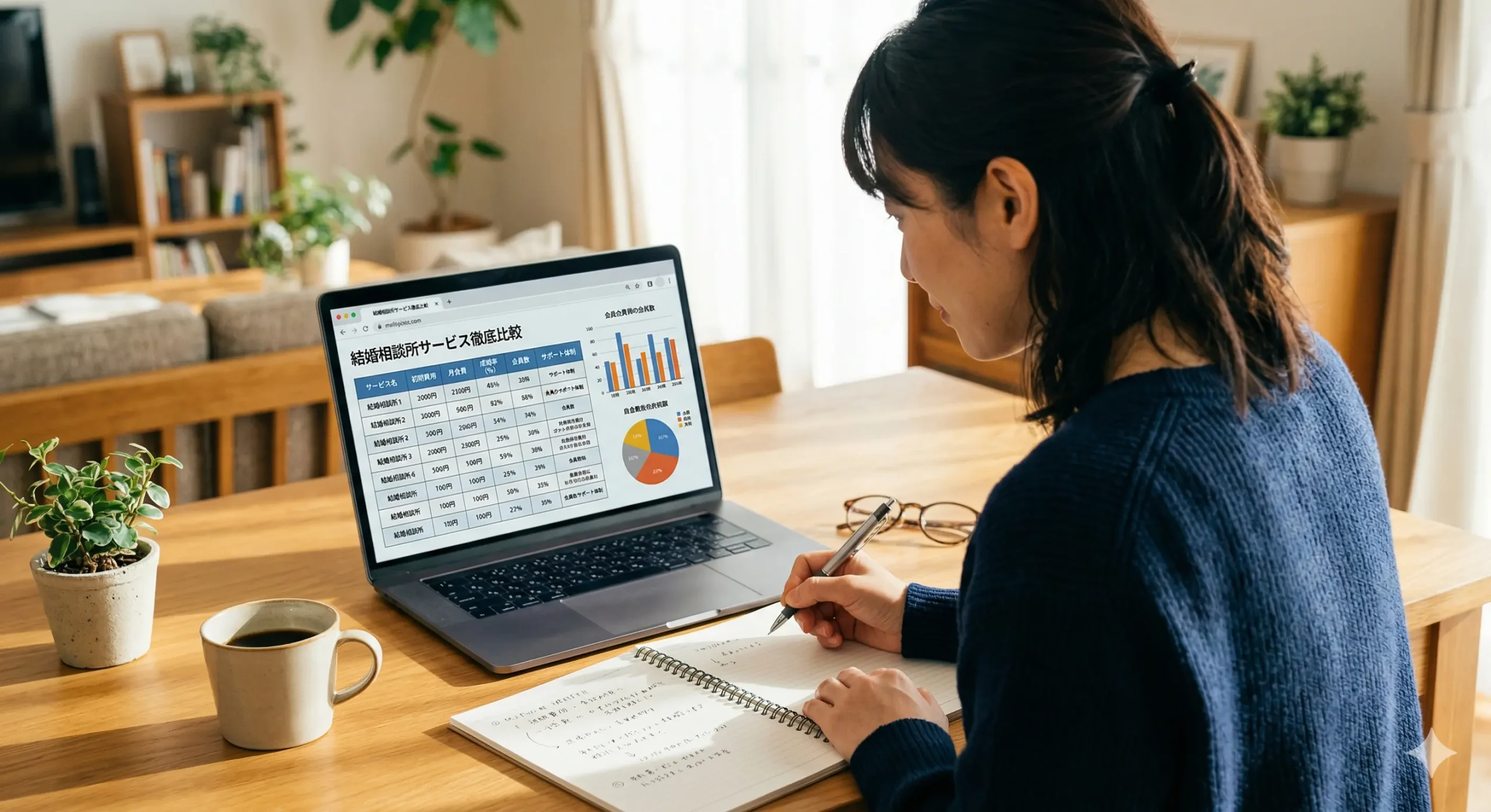 ハッピーカムカムとIBJ全体や他社との比較