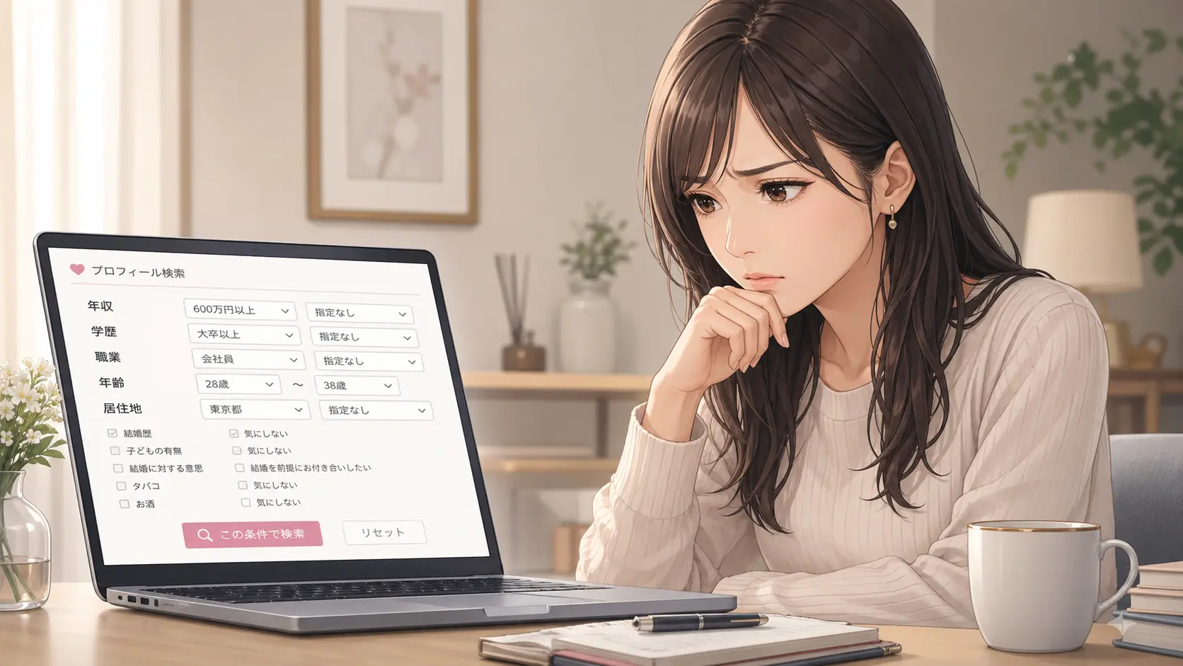 会員データから見るマスクdeお見合いが向いていない人